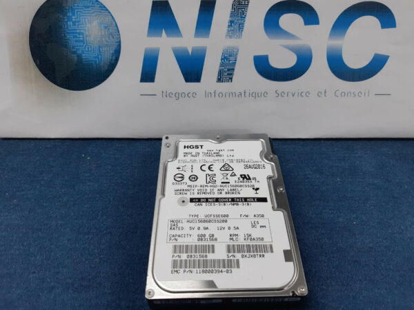 HGST C15K600 600Go 15k