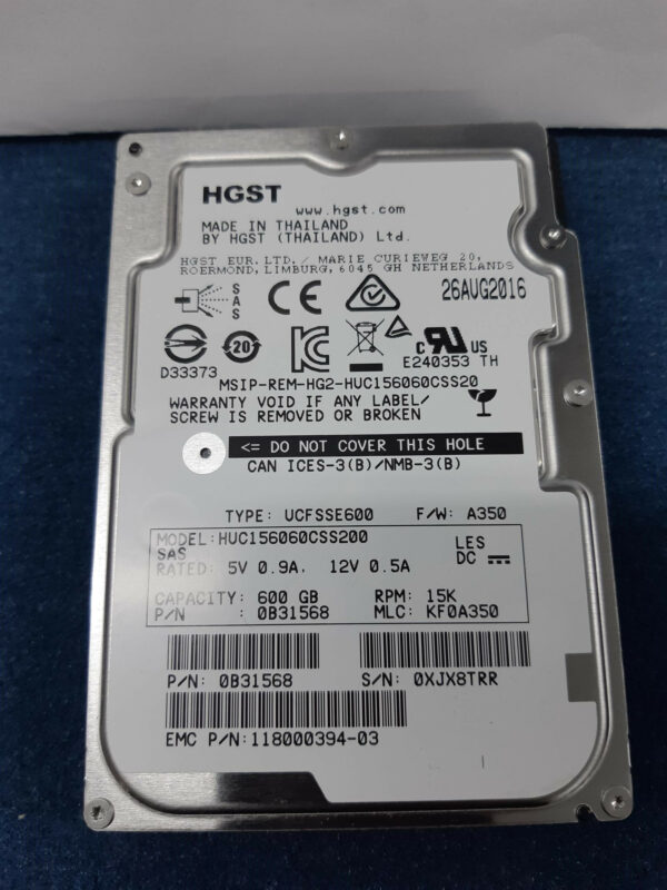 HGST C15K600 600Go 15k